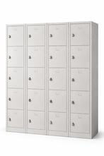 4 lockerskasten met 5 lockers per kolom, Ophalen, Gebruikt