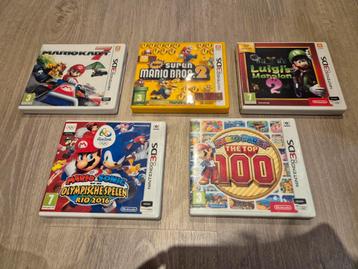 5 Nintendo 3DS en 2DS spelletjes beschikbaar voor biedingen