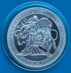 St Helena  1 Pound  2021 Una and The Lion.  1 Oz 999 Silver, Enlèvement ou Envoi, Autres pays, Monnaie en vrac, Argent