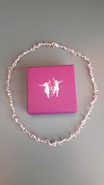 18k witgouden halsketting (unieke creatie), Ophalen, Zo goed als nieuw, Wit, Ketting