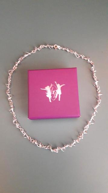 18k witgouden halsketting (unieke creatie) beschikbaar voor biedingen