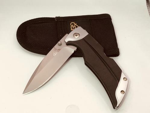 Gerber AR 3.25 Fine edge  clip point  aluminum handle with r, Caravans en Kamperen, Kampeergereedschap, Nieuw, Verzenden