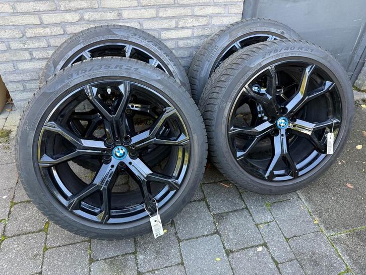 Originele OEM BMW X5 X6 G05 G06 741M 21 inch zwart, Auto-onderdelen, Banden en Velgen, Band(en), Winterbanden, 21 inch, Gebruikt