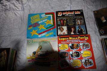 LP pop liedjes van de jaren 50 tot 80 mooie collectie  beschikbaar voor biedingen