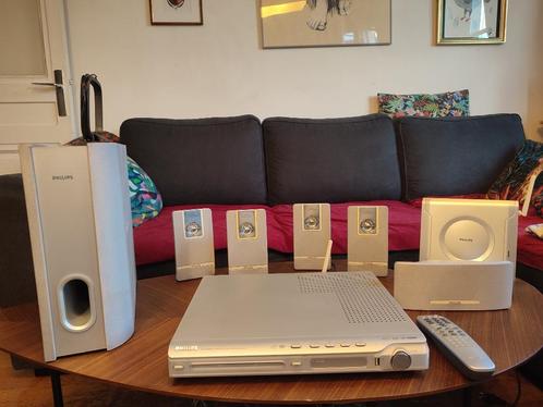 Home cinéma Philips, Audio, Tv en Foto, Luidsprekerboxen, Gebruikt, Subwoofer, 60 tot 120 watt, Philips, Ophalen