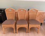 3 stoelen riet, Ophalen, Gebruikt, Riet of Rotan, Vijf, Zes of meer stoelen