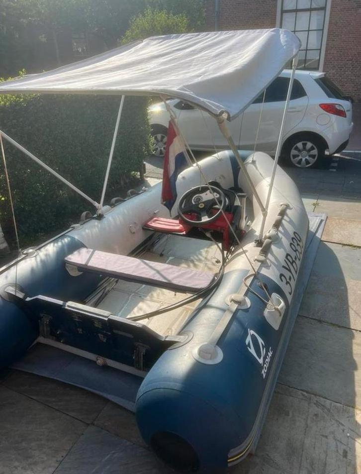 Zodiac 3,40m, Watersport en Boten, Rubberboten, Zo goed als nieuw, Zodiac, Ophalen