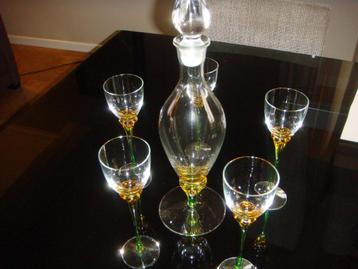 Likeur/drankenset art deco beschikbaar voor biedingen