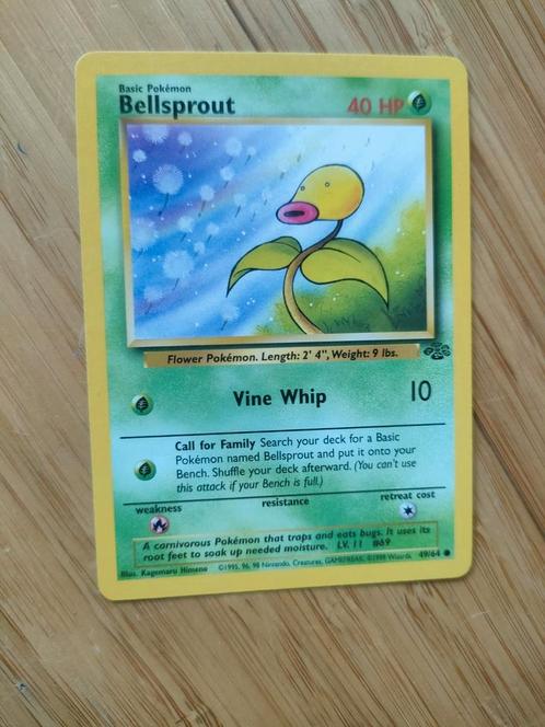 carte pokemon chetiflor, 1999, bellsprout, 49/64, Hobby & Loisirs créatifs, Jeux de cartes à collectionner | Pokémon, Utilisé