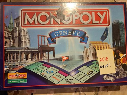 Monopoly - édition Genève, Hobby en Vrije tijd, Gezelschapsspellen | Bordspellen, Nieuw, Drie of vier spelers, Ophalen of Verzenden