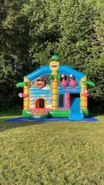 Springkasteel Flamingo, Kinderen en Baby's, Speelgoed | Buiten | Springkussens, Ophalen, Gebruikt