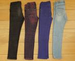 4 jeans broeken, maat 116 - 122, Kinderen en Baby's, Broek, Gebruikt, WE, Meisje