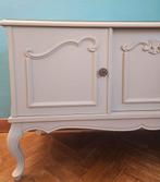 Mintgroen geschilderd kastje 3 deurs, Huis en Inrichting, Ophalen, Glas