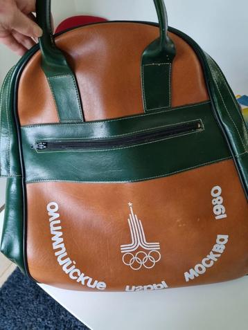 Vintage sporttas Olympische Spelen 1980