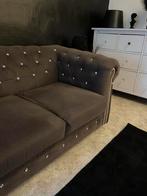 Chesterfield bank van diamantnikkel, Huis en Inrichting, Ophalen, Zo goed als nieuw, Driepersoons, 200 tot 250 cm
