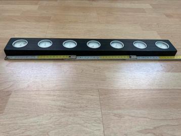 Houten theelichthouder voor 6 kaarsen decoratief en stijlvol beschikbaar voor biedingen