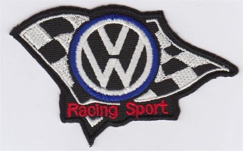 Volkswagen Racing Sport stoffen opstrijk patch embleem #3, Collections, Marques automobiles, Motos & Formules 1, Neuf, Envoi
