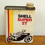 Zeldzaam olieblik Shell Super 2T, Verzamelen, Blikken, Ophalen of Verzenden, Zo goed als nieuw