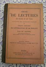 Choix de lectures en prose et en vers par Mgr Daniel, Enlèvement ou Envoi, Utilisé, Mgr Daniel