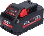 Milwaukee Bateria M18 Hoog vermogen 8,0 Ah - M18HB8, Ophalen, Nieuw