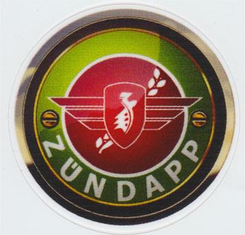 Zundapp metallic sticker #1