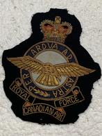 Royal Canadian Air Force, Military insigne Bullion patch, Verzamelen, Militaria | Algemeen, Ophalen of Verzenden, Landmacht, Embleem of Badge