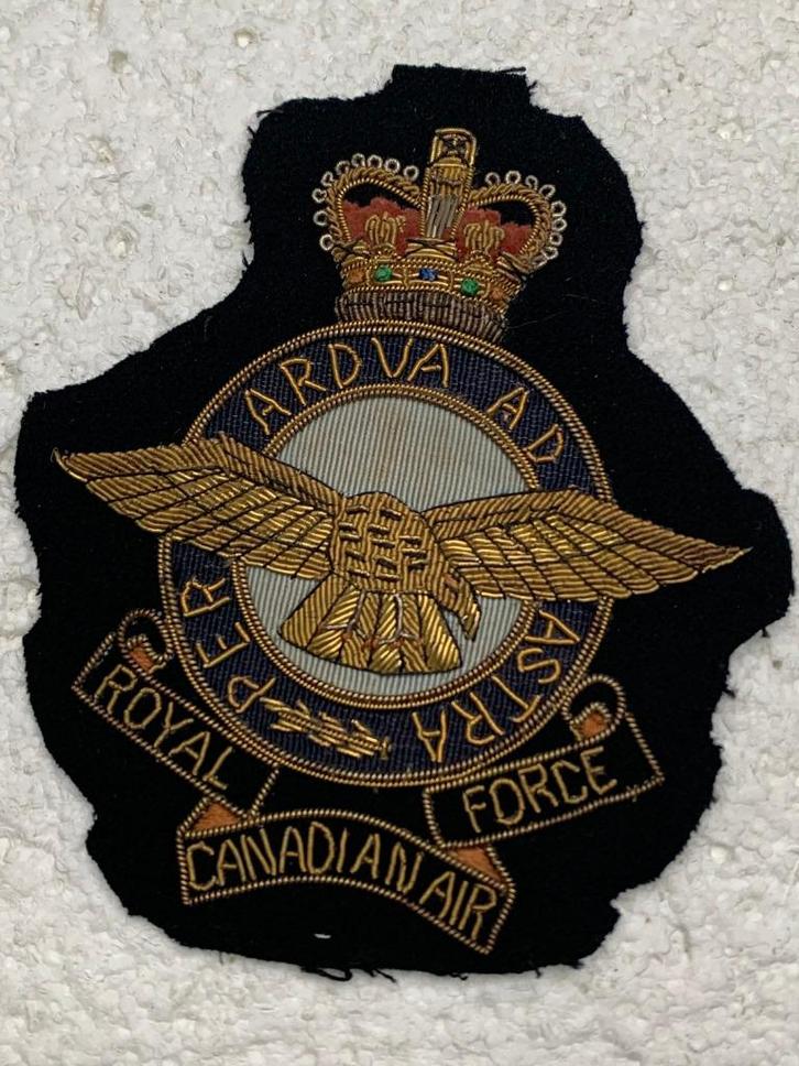 Royal Canadian Air Force, Military insigne Bullion patch, Verzamelen, Militaria | Algemeen, Landmacht, Embleem of Badge, Ophalen of Verzenden