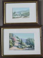 Mini aquarellen Italië, Ophalen of Verzenden