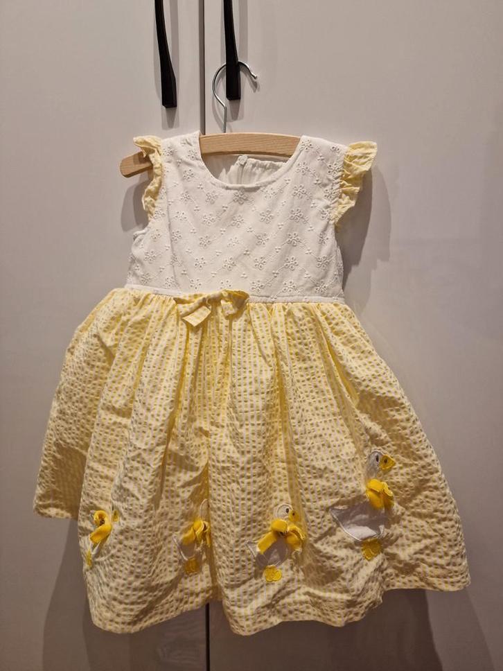 Robe d'été pour bébé avec canards - taille 80, très bon état, Enfants & Bébés, Vêtements de bébé | Taille 74, Enlèvement