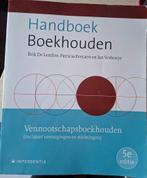 Handboek boekhouden vennootschapsboekhouden, Boeken, Informatica en Computer, Ophalen, Zo goed als nieuw