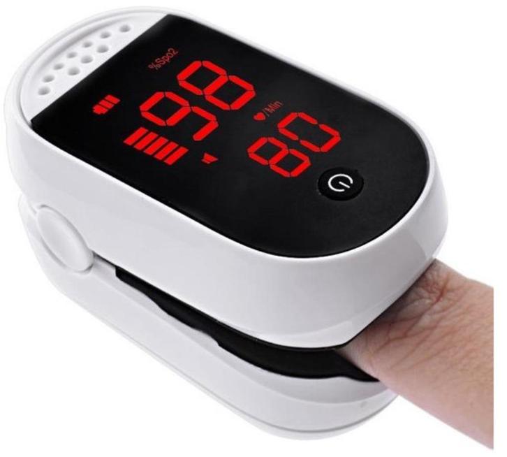 Zuurstofmeter en Harstlagmeter Vinger - Saturatiemeter - Oxi, Diversen, Overige Diversen, Zo goed als nieuw, Ophalen
