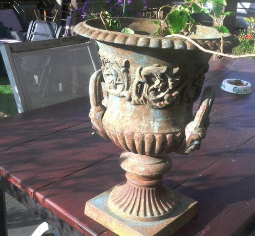 VASE MEDICIS DE JARDIN EN FONTE, Tuin en Terras, Tuinvazen, Zo goed als nieuw, Ophalen