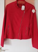 vestje rood met rits, Kleding | Dames, Jassen | Zomer, Ophalen, Nieuw, Maat 38/40 (M), Rood