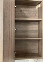 Badkamer spiegelkast grijze eik 120 x 78 cm, Huis en Inrichting, Ophalen, Spiegelkast, 100 tot 150 cm, Nieuw