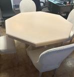 Table de salon avec 4 chaises, Ophalen, Gebruikt, Overige materialen, Vintage