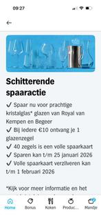 4 volle digitlae spaarkaarten glaszegels Albert heijn. Ah, Verzamelen, Albert Heijn, Ophalen of Verzenden