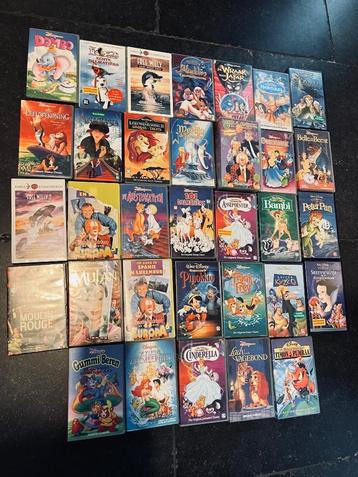 Videobanden voornamelijk Disney  beschikbaar voor biedingen
