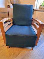 vintage fauteuil, jaren 50!, Ophalen, Hout