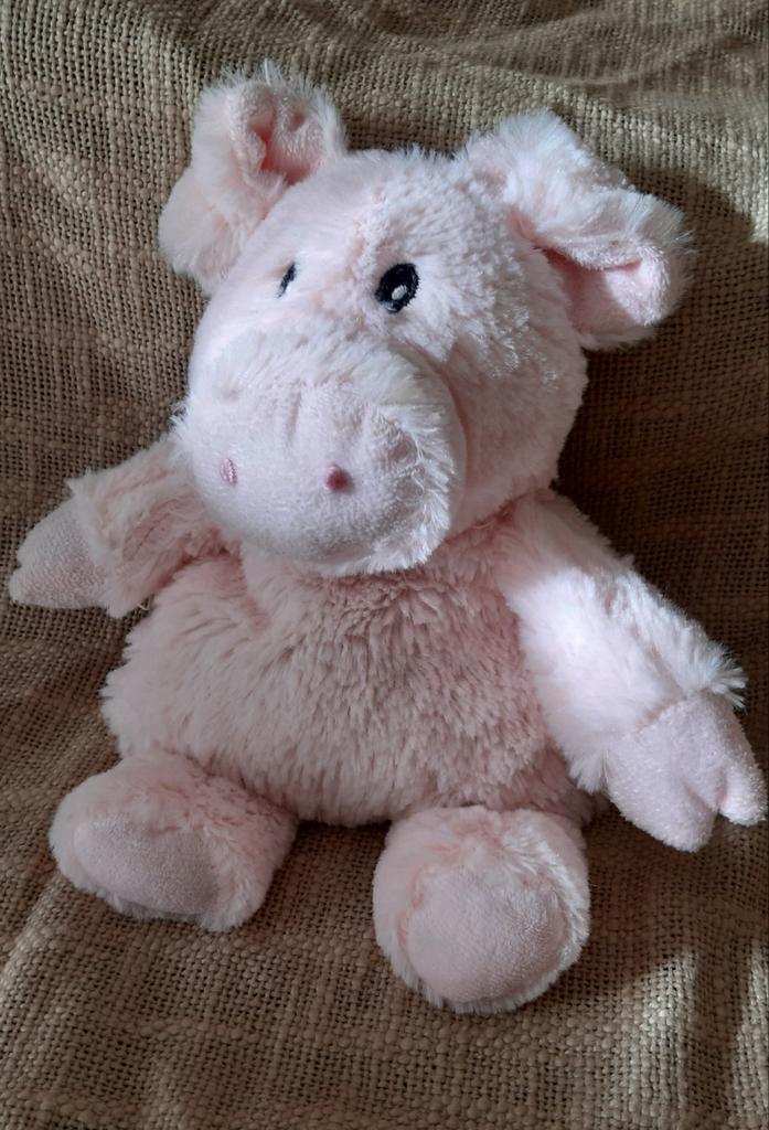 Knuffel kersenpit varken, Kinderen en Baby's, Speelgoed | Knuffels en Pluche, Zo goed als nieuw, Ophalen of Verzenden