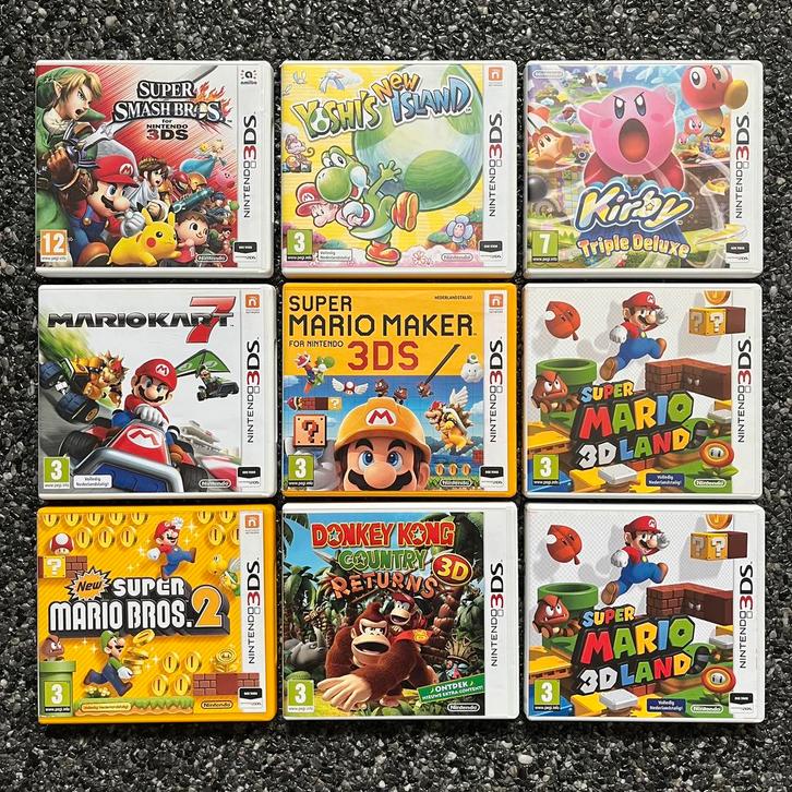9 Nintendo 2DS/3DS Spelletjes, Games en Spelcomputers, Games | Nintendo 2DS en 3DS, Zo goed als nieuw, Ophalen of Verzenden