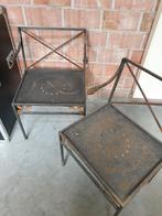 ijzeren tuinstoelen 4 stuks tuinstoel, Ophalen, Gebruikt