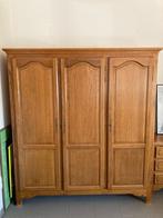 Kleerkast, 3 deur, massief beuken, Huis en Inrichting, Ophalen, Met deur(en), 150 tot 200 cm, Zo goed als nieuw