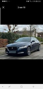 Blauwe Jaguar XF 2L van bwj 12/2017. 77.000km, aut., Auto's, Jaguar, Automaat, Particulier, XF, Leder