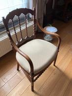 Oude zetelstoel, Huis en Inrichting, Stoelen, Ophalen, Zo goed als nieuw, Hout, Eén