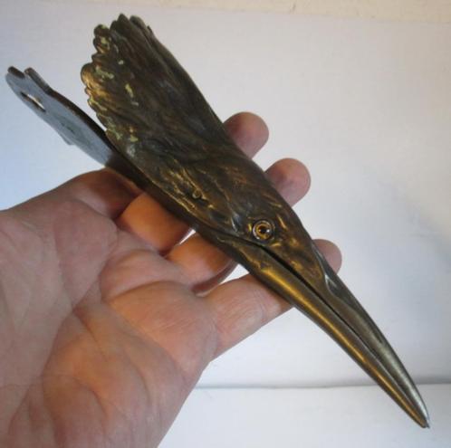 antieke Vienna bronze papier brief houder arend glazen ogen, Antiek en Kunst, Antiek | Brons en Koper, Verzenden