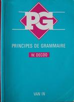 PG Principes de grammaire, Livres, Enlèvement, Utilisé, Van In, Français