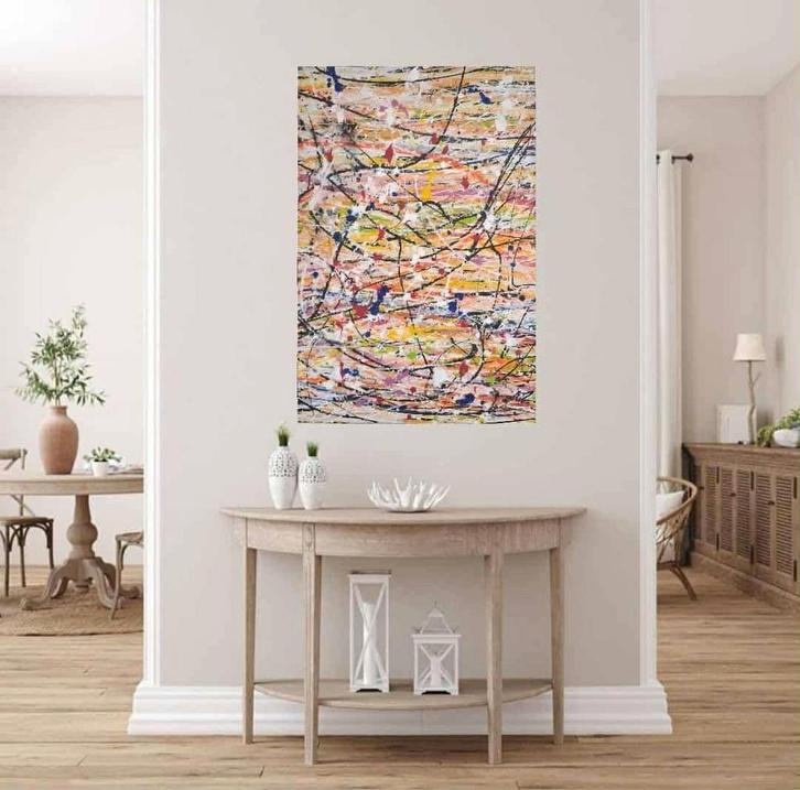 Nothing lasts forever only memories, Antiek en Kunst, Kunst | Schilderijen | Abstract, Ophalen