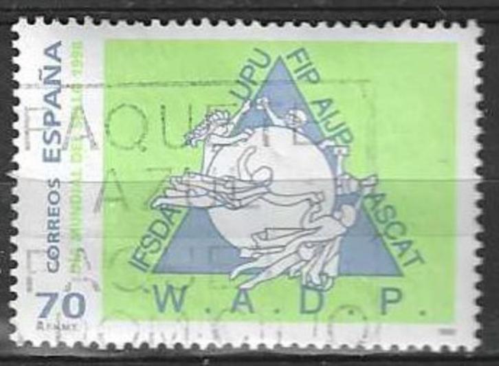 Spanje 1998 - Yvert 3159 - Werelddag van de Postzegel (ST), Postzegels en Munten, Postzegels | Europa | Spanje, Verzenden