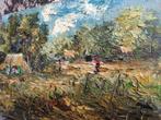 Huile sur panneau, Antiek en Kunst, Antiek | Speelgoed, Ophalen of Verzenden
