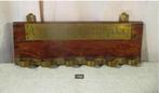 Mooi Antieke Pijpenrek in hout en koper - 29x10, Verzamelen, Ophalen of Verzenden, Zo goed als nieuw, (Water)pijp